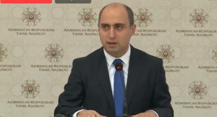 Təhsil naziri yeni tədris ili ilə bağlı brifinq keçirir – CANLI VİDEO… Fed.az