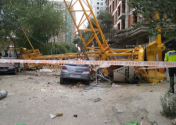 Bakıda aşan krana görə bu şirkətlərə – CİNAYƏT İŞİ AÇILDI