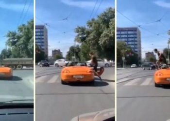 Piyada zolağını zəbt edən sürücünün aqibəti – DƏRS OLACAQ VİDEO