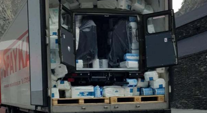 Ermənistana silah daşıyan yük maşını Gürcüstan sərhədində -SAXLANILDI